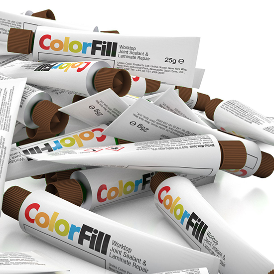 ColorFill reparationskit med 4 farver